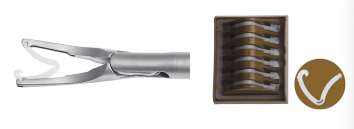 Hemolok clip polymer laparoscopic ligating clips hem-o-lok for surgical use