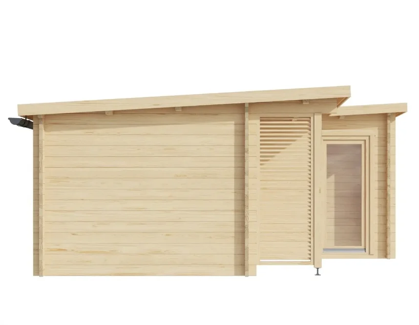 Modular Office Wood Structure Prefab Homes Tiny House Foldable Portable Log Cabin
