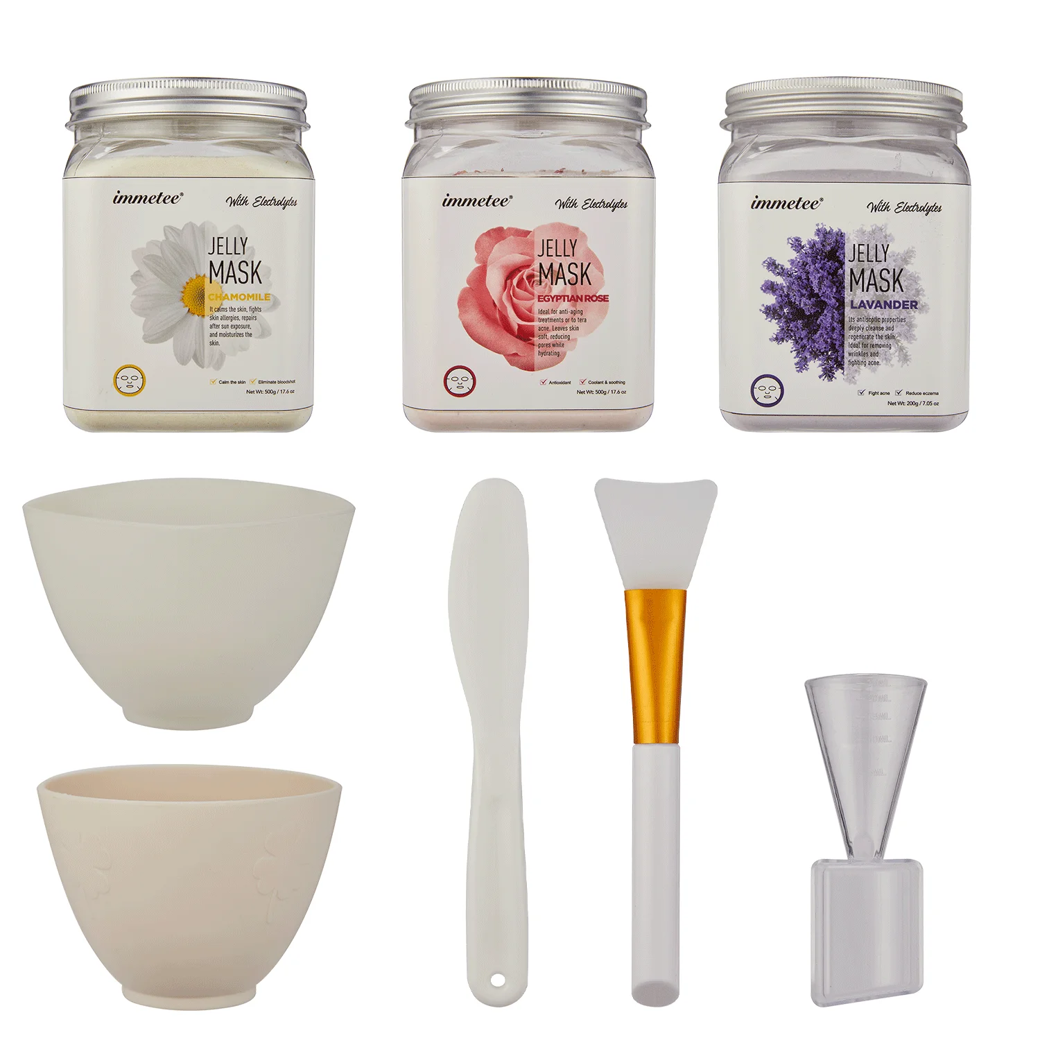 Customize Private Label Face Skin Care Crystal Rose Jelly Mask Organic Hydro Whitening Jelly Skincare Facial Mask for Female