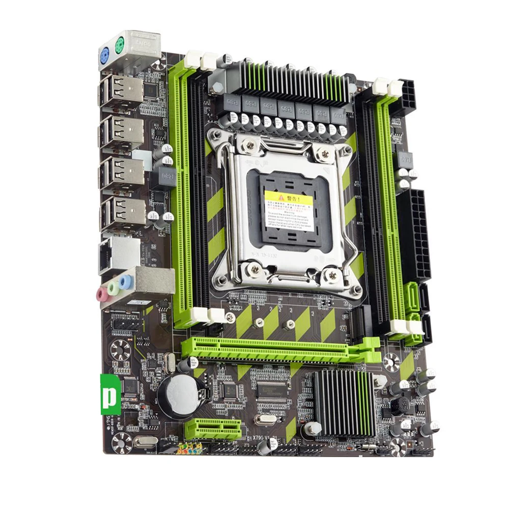 LGA 2011 X79 pro Материнская плата с процессором E5 2650V2 комплект 2 шт. * 16 ГБ = 32 DDR3 Sever Memory Lga2011 x79 материнская