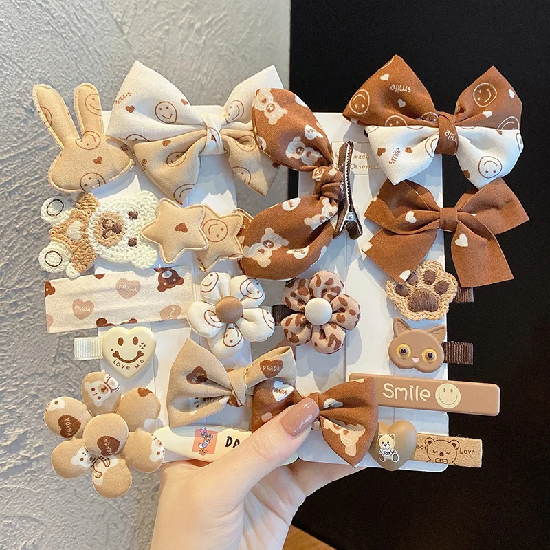 Новинка, детские заколки для волос, детские заколки для волос для маленьких девочек, комплекты аксессуаров для волос 2021