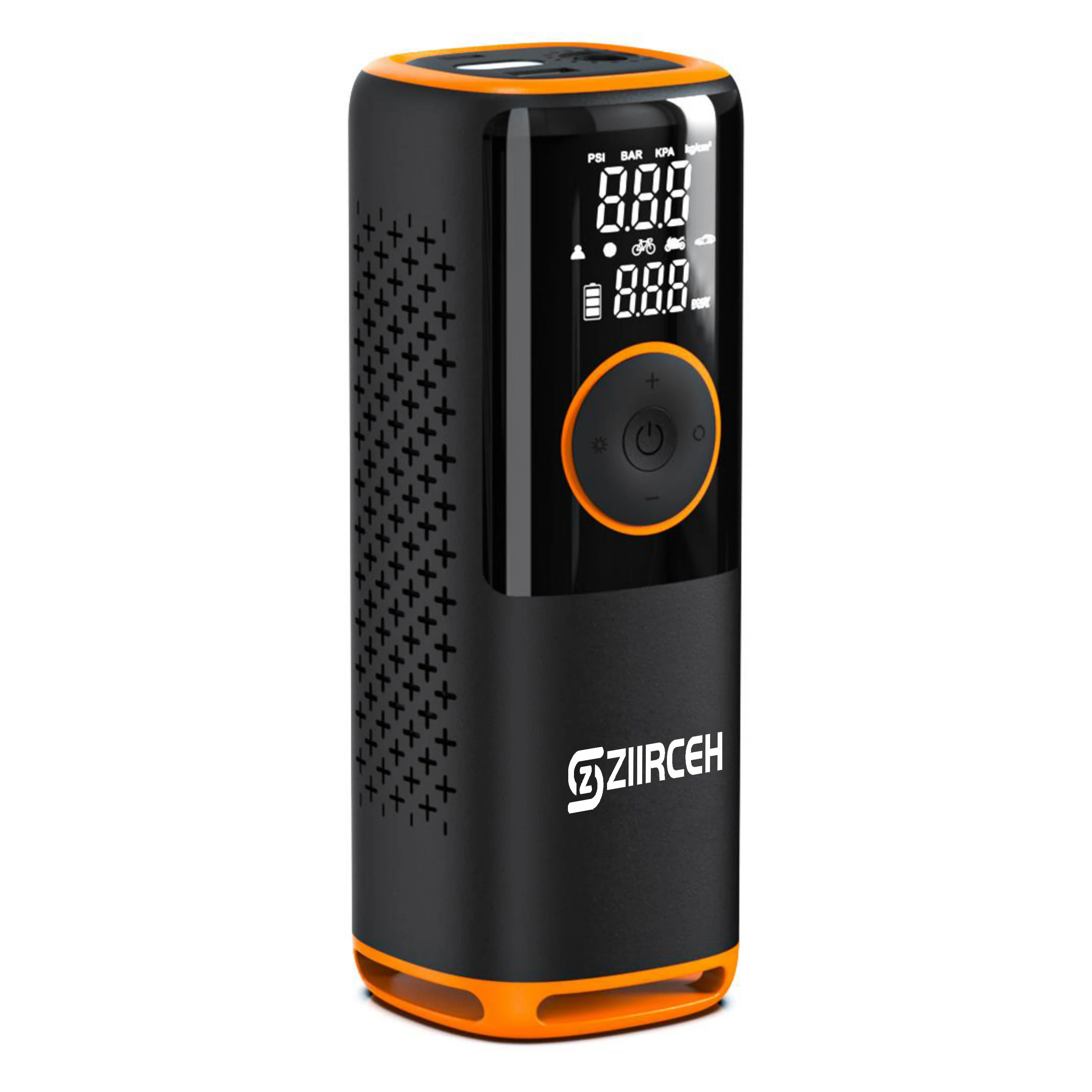 Wireless Inflatable Pump Car Mounted Portable With Tire Pressure Measurement Bicycle Motorcycle Inflatable Pump Electric