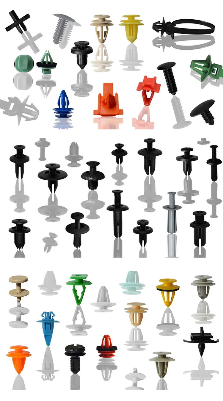 Bumper Clips Retainer Panel Fender Liner Fastener Mixed Auto Fastener Clip Car Bumper Plastic Clips