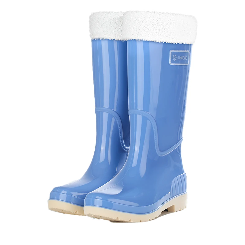Fashion Waterproof PVC Mudproof Outdoor Rain Boots Durable Womens Rain Boots