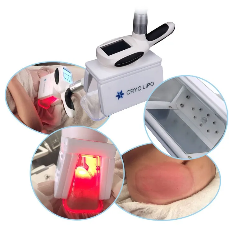 Cryo radiofrequency lipolysis rf cavitation slimming machine