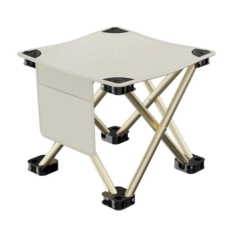 Camping Portable Folding Stools Ultralight Aluminium Alloy Storage Chair MIni Fishing Chair Picnic