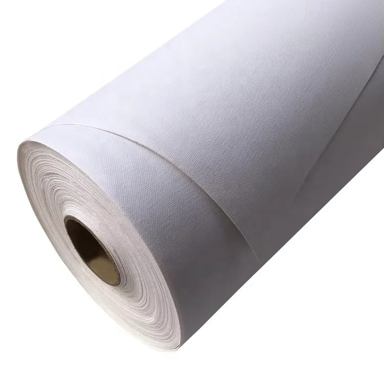 Wholesale Digital Printing 340gsm Eco-Solvent Matte Poly-Cotton Canvas Blank Rolls Eco-Solvent Cotton Canvas  Oil Canvas