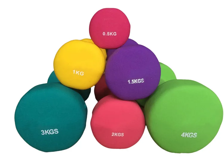 
Fitness equipment neoprene dumbbell set used for indoor or outdoor gym 