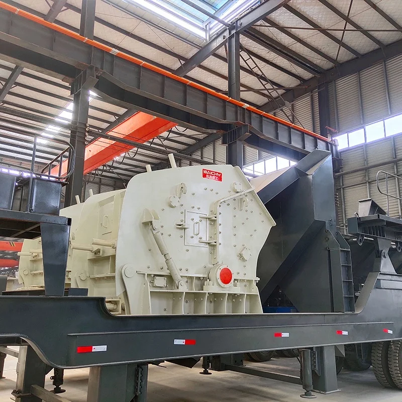 New Products Original Stone Equipment Machinery Gravel Granite Limestone Basalt Andesite Mobile Impact Crusher Price Offer