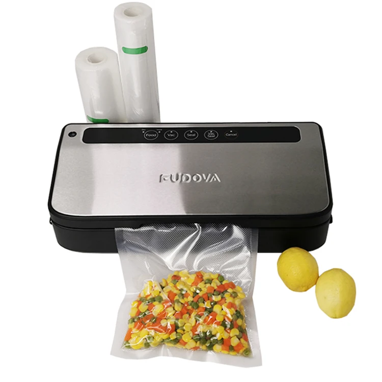 Fudova Stainless Steel Food Saver Vacuum Sealer Sous Vide Cooker Vacuum Bag Food vacuum seal system rohs