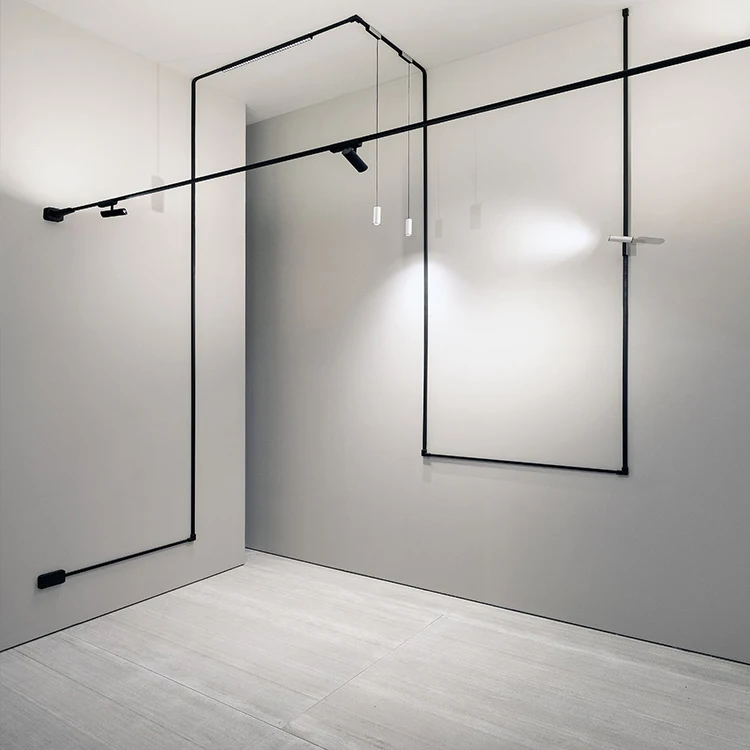 Latest Design Surface Mounted Aluminum Alloy Rail System Hotel Showroom Smart Led Linear Track Light