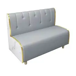 Custom luxury modern leather  booth sofa cafe round booths seating tables and chairs restaurant booth furniture sets