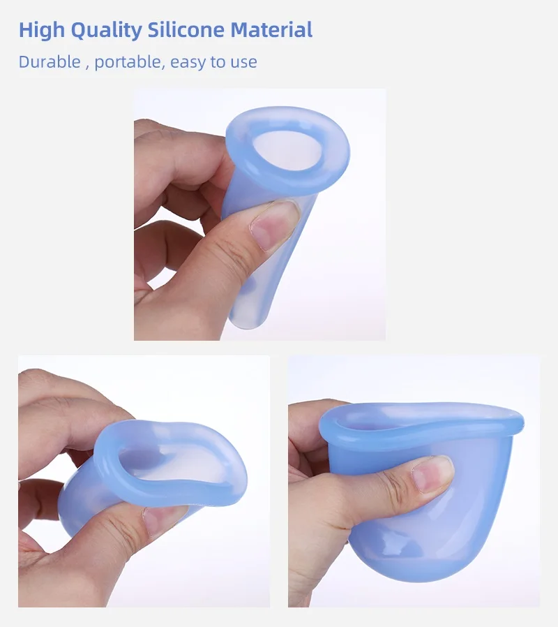 Silicone Cupping Therapy Set for Family 3Pcs Silicone Anti Cellulite Vacuum Massage Cups for Body and Facial Massage