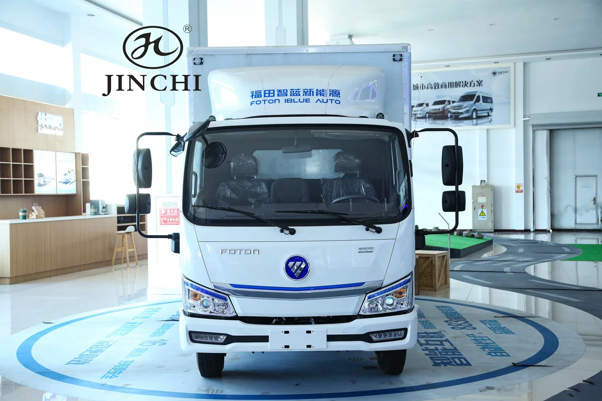 Foton Aumark zhilan EX double cab New Energy Trucks pure Electric Cargo Truck for Goods transportation