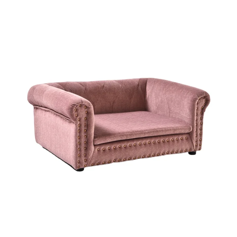 New Arrivals Super Luxury Pet Sofa Ultra Plush Snuggle Dog Large Sofa Bed