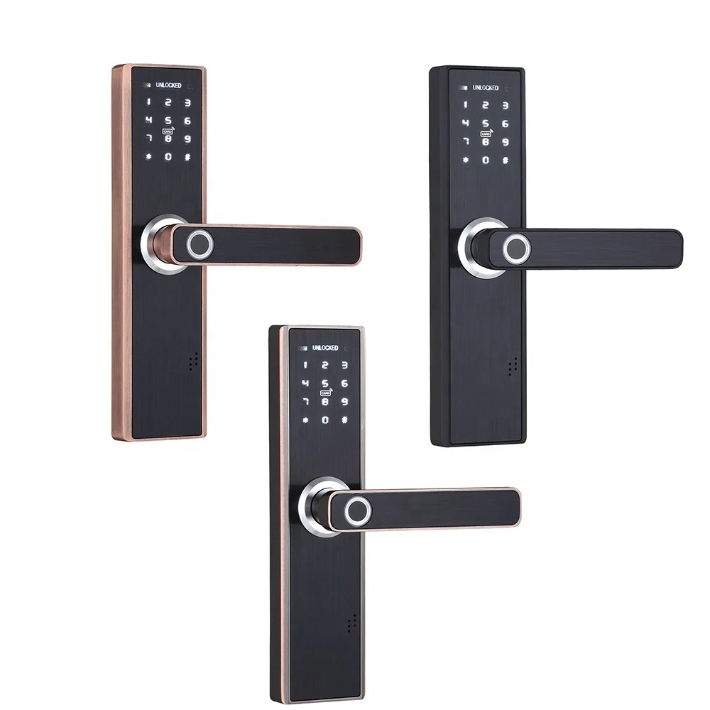 Hot Sales Advanced Fingerprint Door Lock Password APP Control Smart Home Lock Series