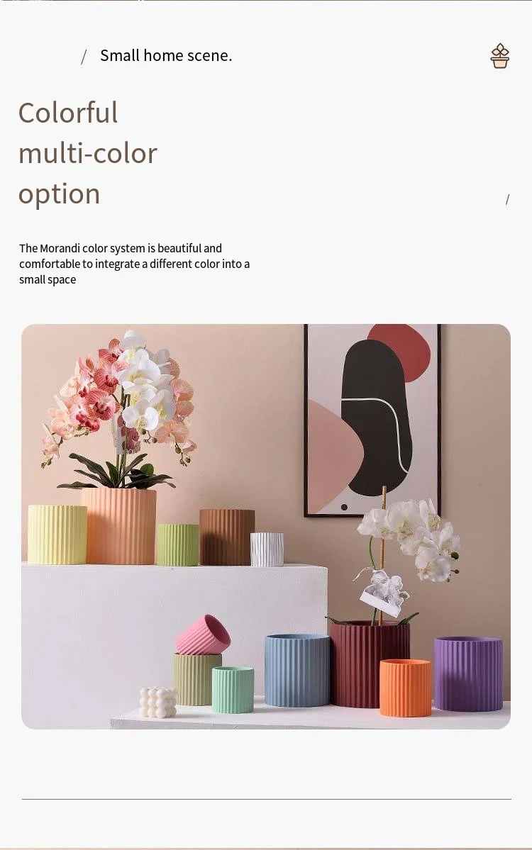 20224 new design colorful succulent planter ceramic pot plant flower pots ceramic pots for indoor plants