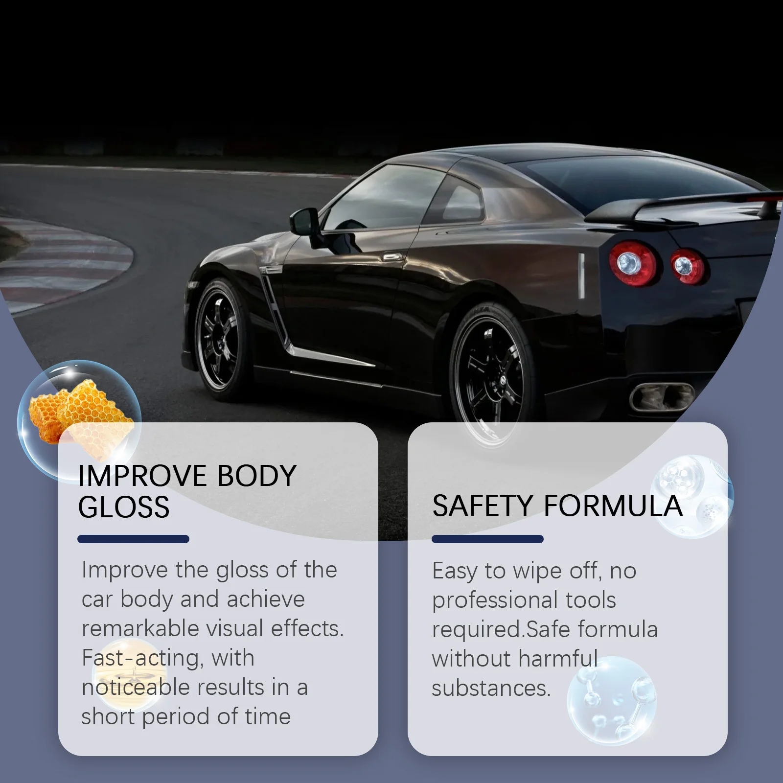 Homonth Car Polishing Wax, Car Scratch Repair Waterproof Anti-Stain Finish Beauty Polishing Wax