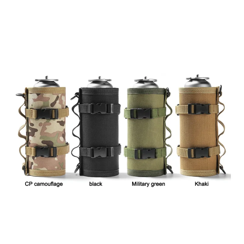 1000D Tear Resistant Waterproof Camouflage Oxford Cloth Gas Cylinder Tank Cover 450G Gas Canister Cover Protector