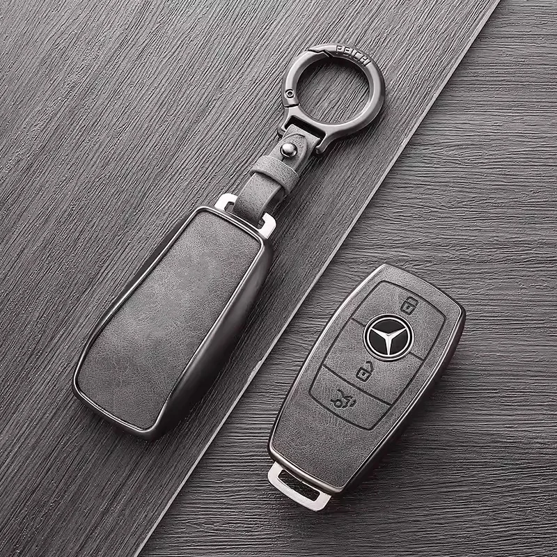 Elegant sublimation tpu leather car key case cover for Mercedes Benz E300l C260l A200l C200l GLC GLA GLB220 auto accessories