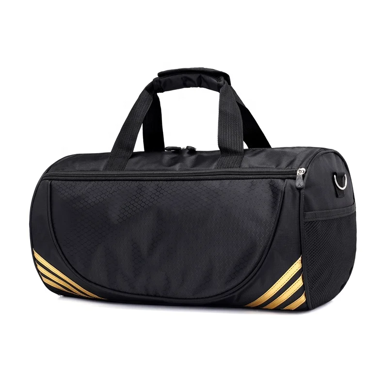 
Wholesale custom weekender travel duffel nylon sports gym bag with shoe compartment 