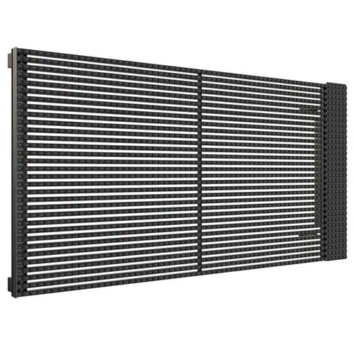 Outdoor Waterproof LED Screen Transparent Grille Screen for Video Advertising Media Elevator Use