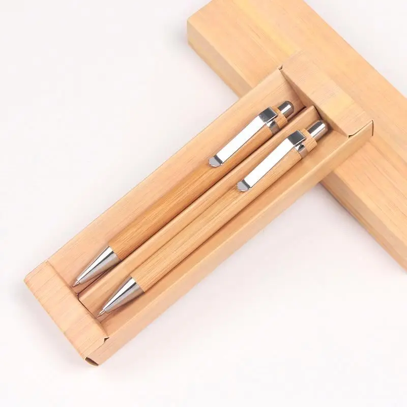 2019 Factory wholesale pen pencil set wood pen kit bamboo pencil