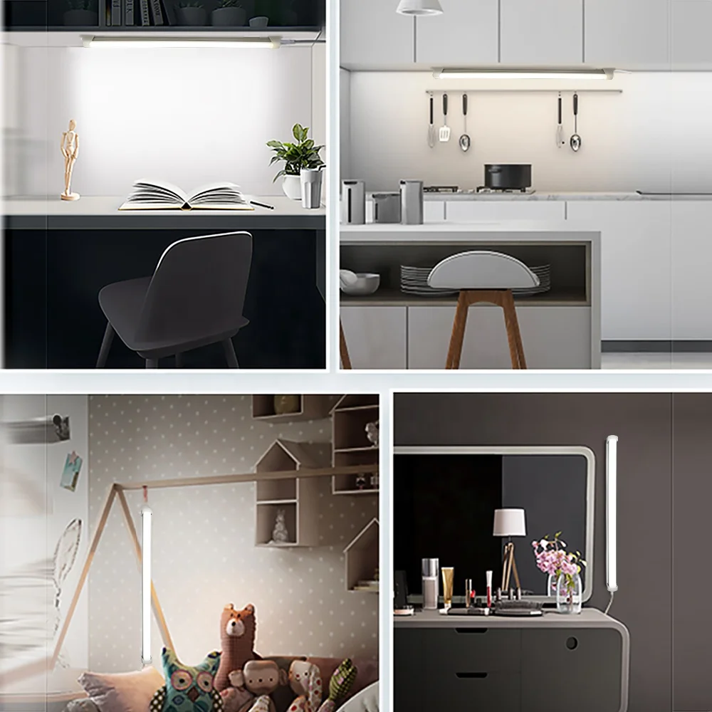 Линейная лента с питанием от USB 5 В магнитная Светодиодная лампа для чтения