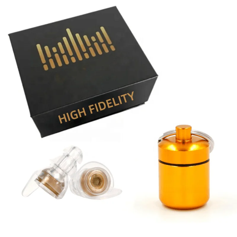 Acoustic Musician Filter Ear Plugs High Fidelity Earplugs for Concerts Hearing Protection Noise Reduction DJ Earplug