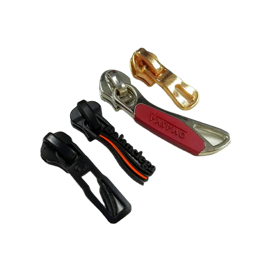 Оптовая Продажа с фабрики, универсальный слайдер на молнии, персонализированный металлический пулер на молнии для одежды, швейный слайдер на молнии