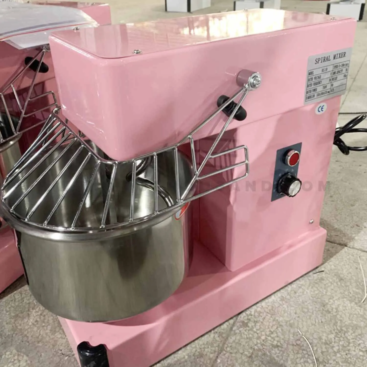 10 Liters Painted Body Commercial Spiral Dough Kneader Machine HS10F