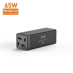 Vina 65watt Usb 4 Port Wall Charger Plug Quick Charge 3.0 Fast Charging Desktop Typr-c Multifunction Chargers For Lenovo HP