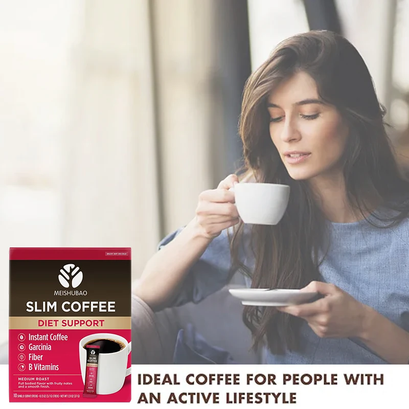 Hot selling food grade slimming powder weight loss coffee instant powder Slimming coffee powder
