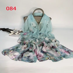 2021 год, Ханчжоу, оптовая продажа, роскошный дизайн, элегантный 100% чистый шелк, 5 Муми, 110*180 см, Женский шифоновый длинный шарф