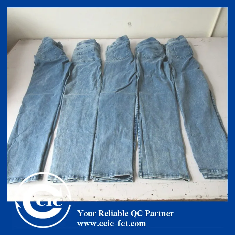 Quality Inspection Agent for Jeans CCIC Inspection 30+ Years of Experience Factory Audit Product Inspection Services Shipment