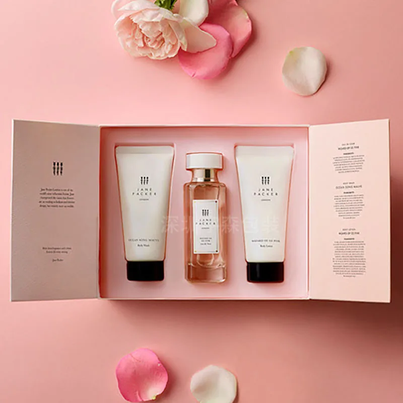 Luxury Custom Logo Lipgloss Cosmetic Packaging Box Paper Dropper Bottle 100ml 1.35 oz Beauty Body Face Serum Boxes