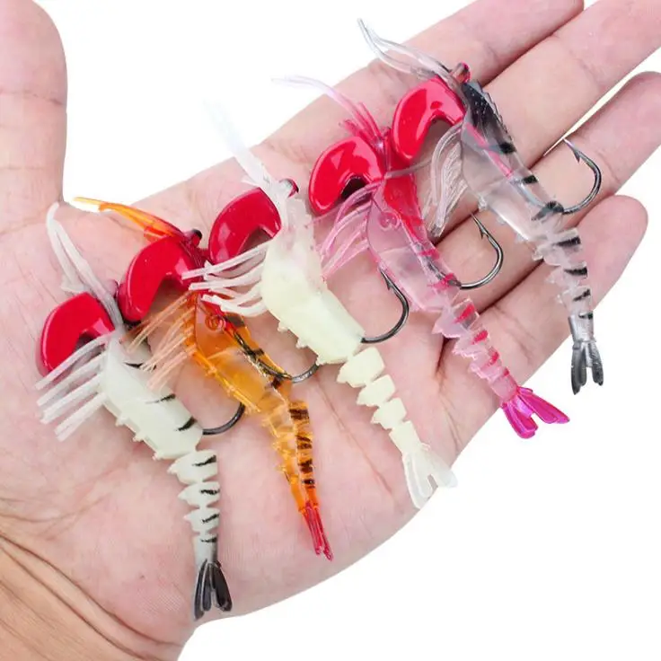 Rocklure Lead Head Soft Fishing Lure Silicone/Artificial Baits Swimbait