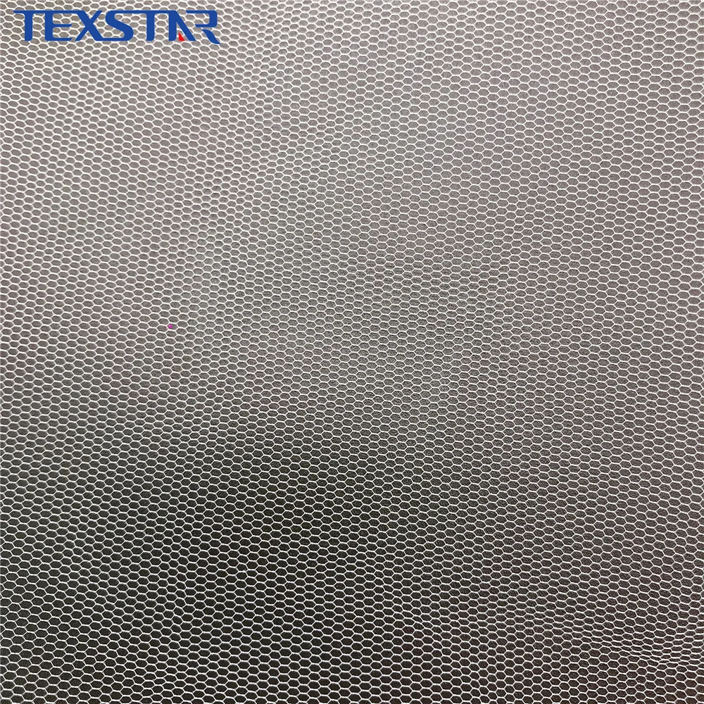 Тонкая Шестигранная сотовая жесткая Тюлевая сетчатая ткань из полиэстера