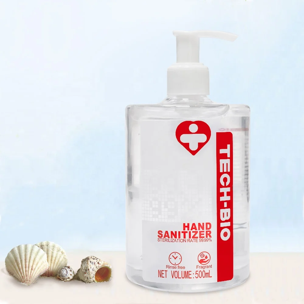 Professional 500ml 75% alcohol hand sanitizer antibacterial gel wash soap OEM manufacturer