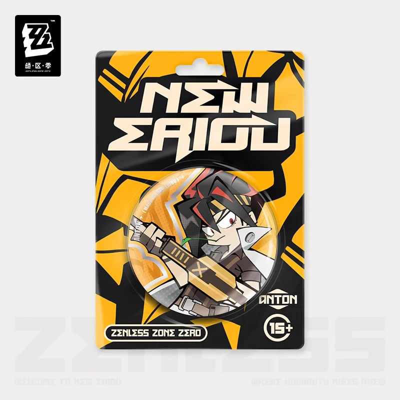 Серия Zenless Zone Zero Ridu Journey серия Belobog тяжелая промышленность Q версия значки с оловянными листами металлические банки для поделок штифты покрытием