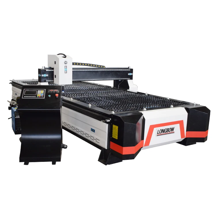 low price 1325 table type sheet metal cnc plasma cutter cutting machine with huayuan power supply
