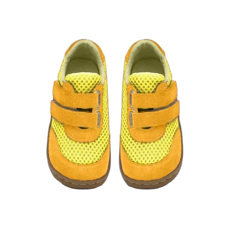 TipsieToes barefoot shoe manufacturer low price super soft real leather super soft back to school casual flat sneaker for little