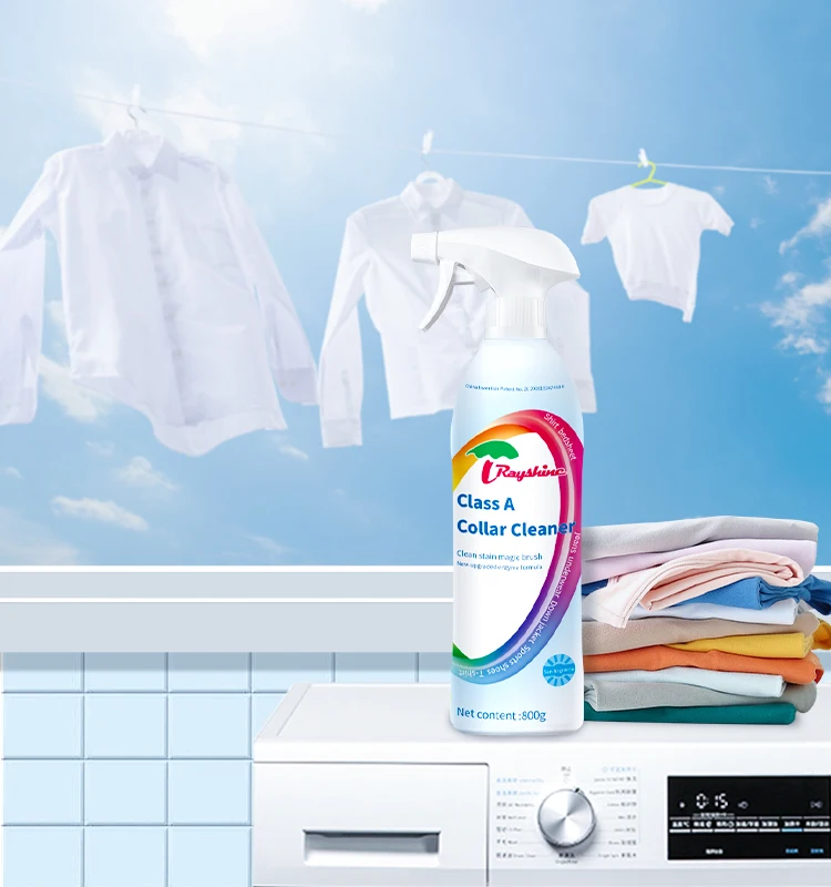 800 ml Removal Stain Washing Up Liquid Spray Collar Cuff Cleaner
