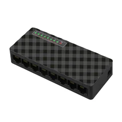 Diewu Mini 8 Port Desktop Ethernet Network Switch SOHO Fast Ethernet switch 10/100Mbps LAN Hub