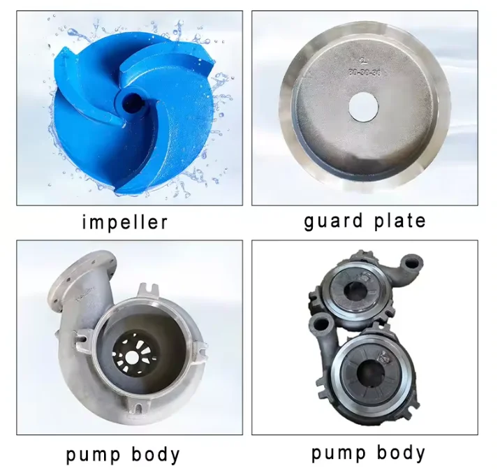 Wear Resistant And Corrosion-resistant Slurry Pump Impeller Pump Casing Slurry Pump Accessories