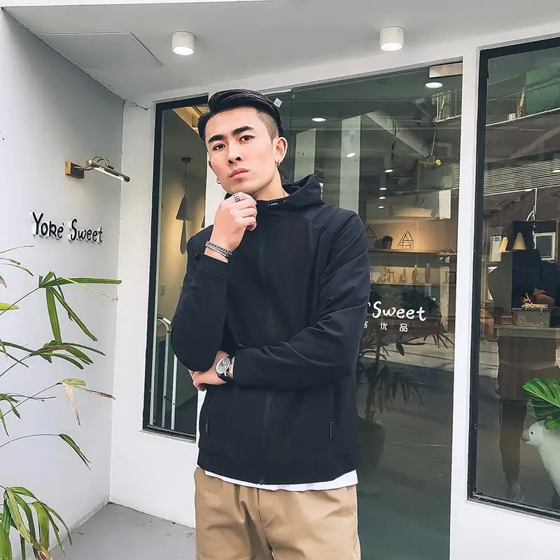 High elastic thin spring antumn 88% polyester 12% spandex cotton outdoor jackets