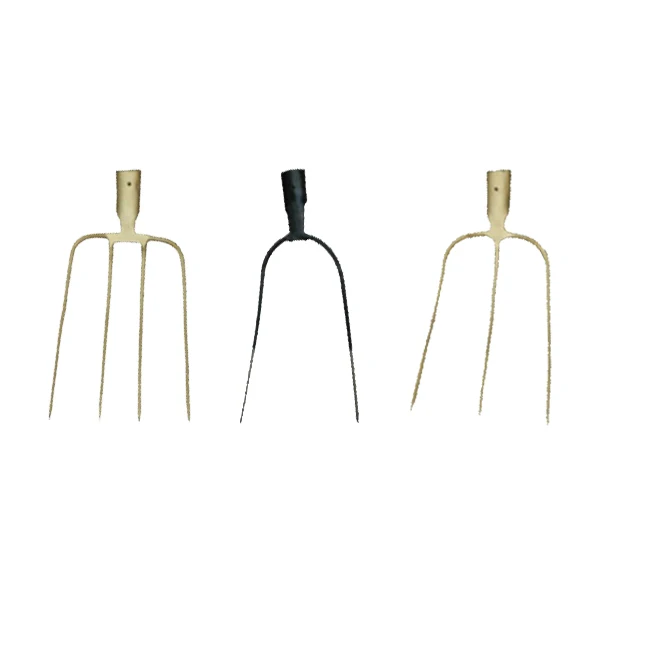 Popular 4 prong steel  Garden Fork with short steel handle made in china