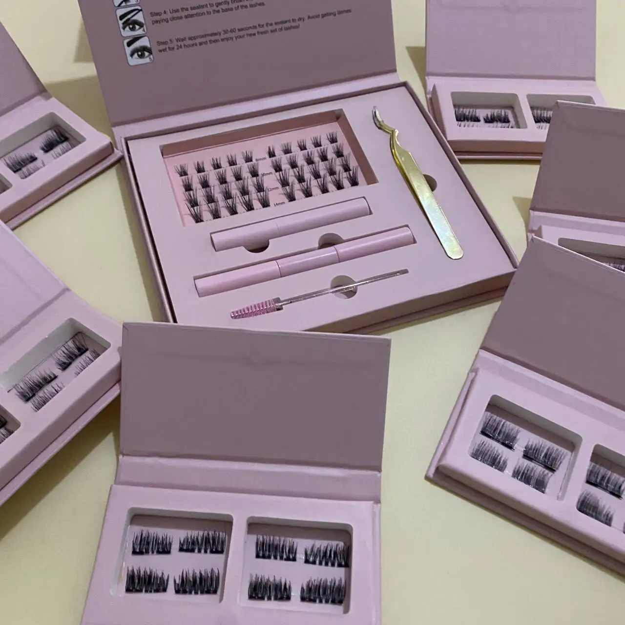 diy lash extensions cluster vegan eyelash glue adhesive for cluster diy lashes mega volume cluster lash kit eyelash extension