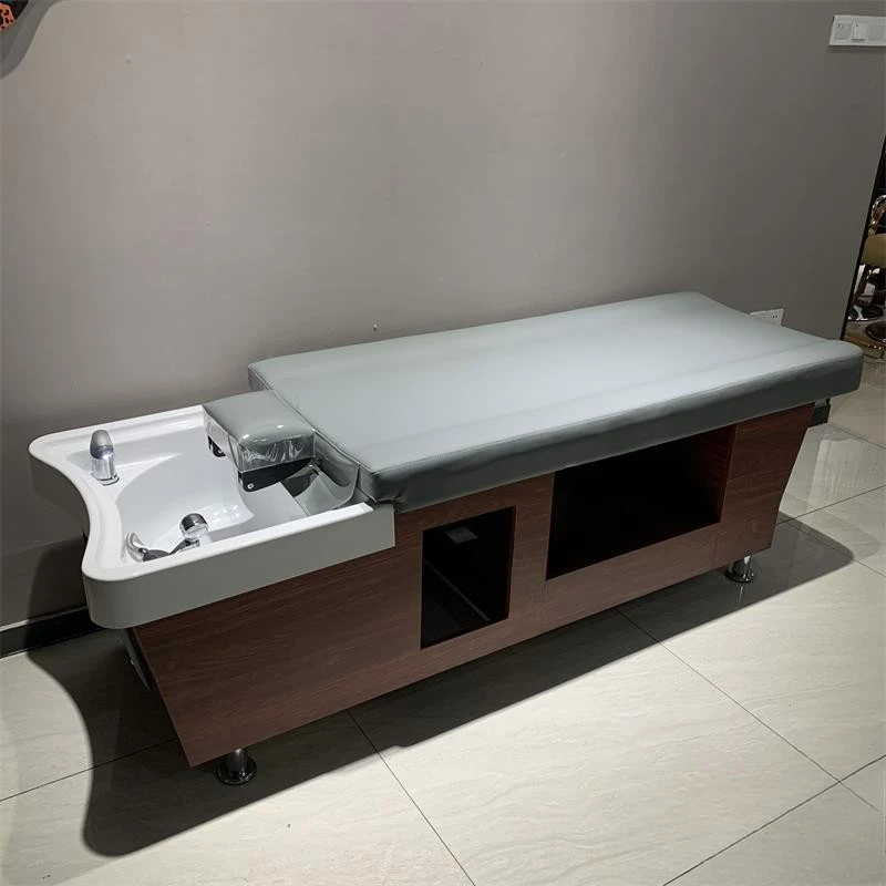 Factory direct sales Hair shop special full lying Thai shampoo Multifunctional head Barber shop wash bed
