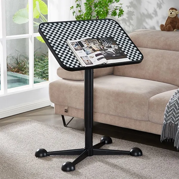 Мобильная рабочая станция регулируемый газовый пружинный подъемник сидячий стенд для ноутбука офисный стол диван рядом стеклянный мобильный стол